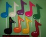 3554 Music Notes Chocolate or Hard Candy Lollipop Mold